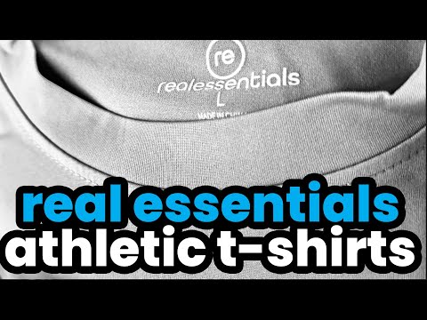 Real Essentials T-Shirt Full Review, Athletic Crew Neck With Pocket — video thumbnail