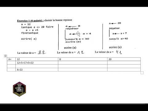 solution exercise deroulement algorithme part2