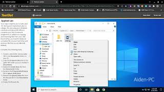 File Managment TestOut LabSim