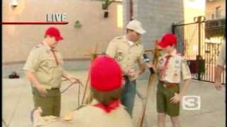 Scouts Test Knot-Tying Skills