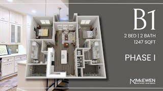 B1 | #1-1038 | Phase I | Two Bedroom | Virtual Tour | McEwen Northside Apartments