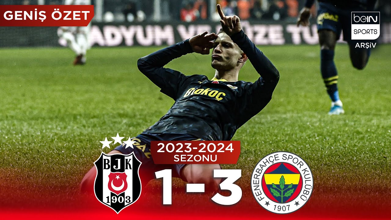 GENİŞ ÖZET: Beşiktaş (1-3) Fenerbahçe | 15. Hafta - 2023/2024