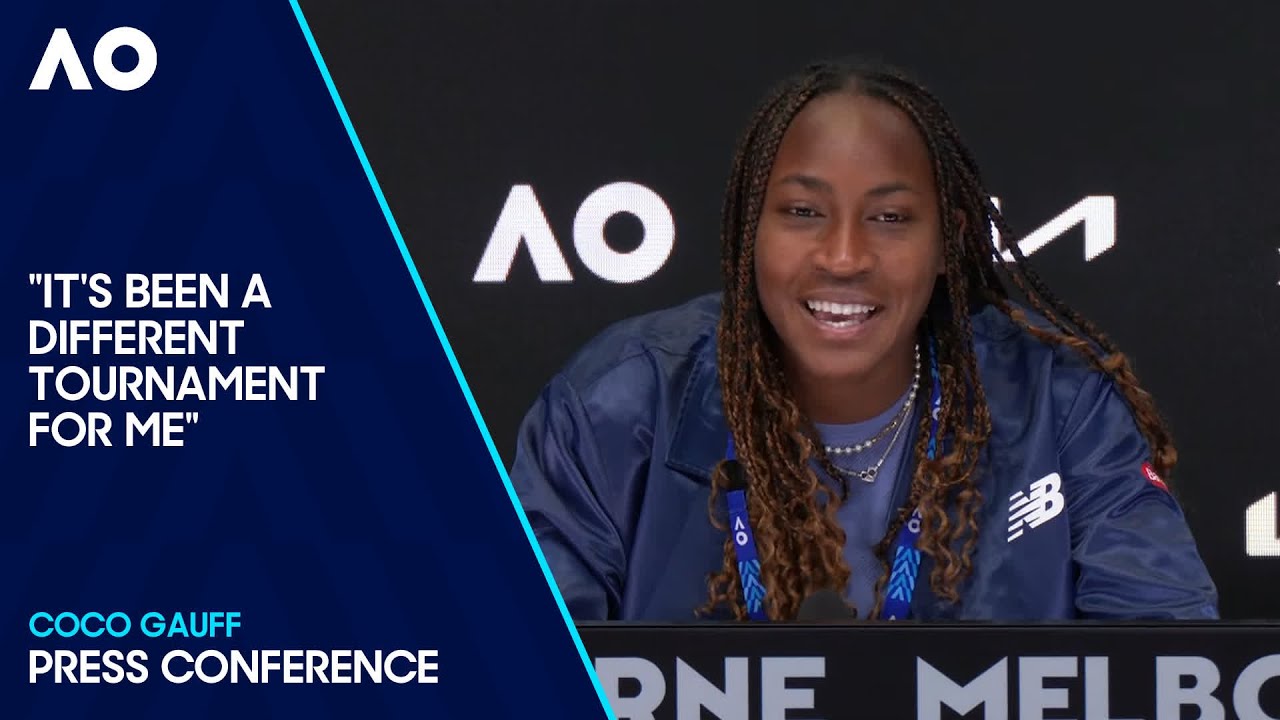 Coco Gauff Press Conference Australian Open 2024 Fourth Round YouTube