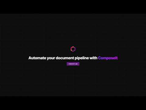 Automate document generation with ComposeIt