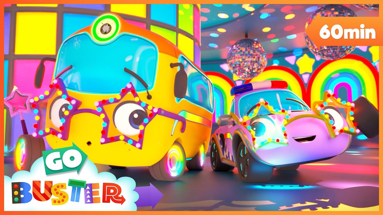 Buster's Disco Detective Mystery! 🎶💃 | Go Buster - Bus Cartoons & Kids Stories