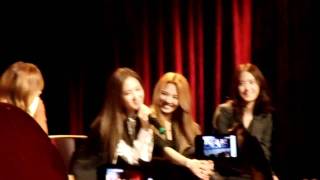 20111024 SNSD - NYC Fan Meet - Yuri English