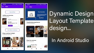 Dynamic Design Layout Template design in Android Studio Cardview - Cardview in Android Studio