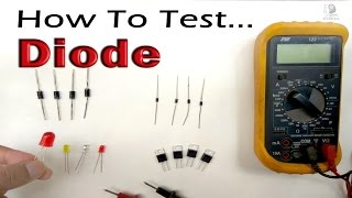 How to test diode using digital multimeter / Multimeter tutorial
