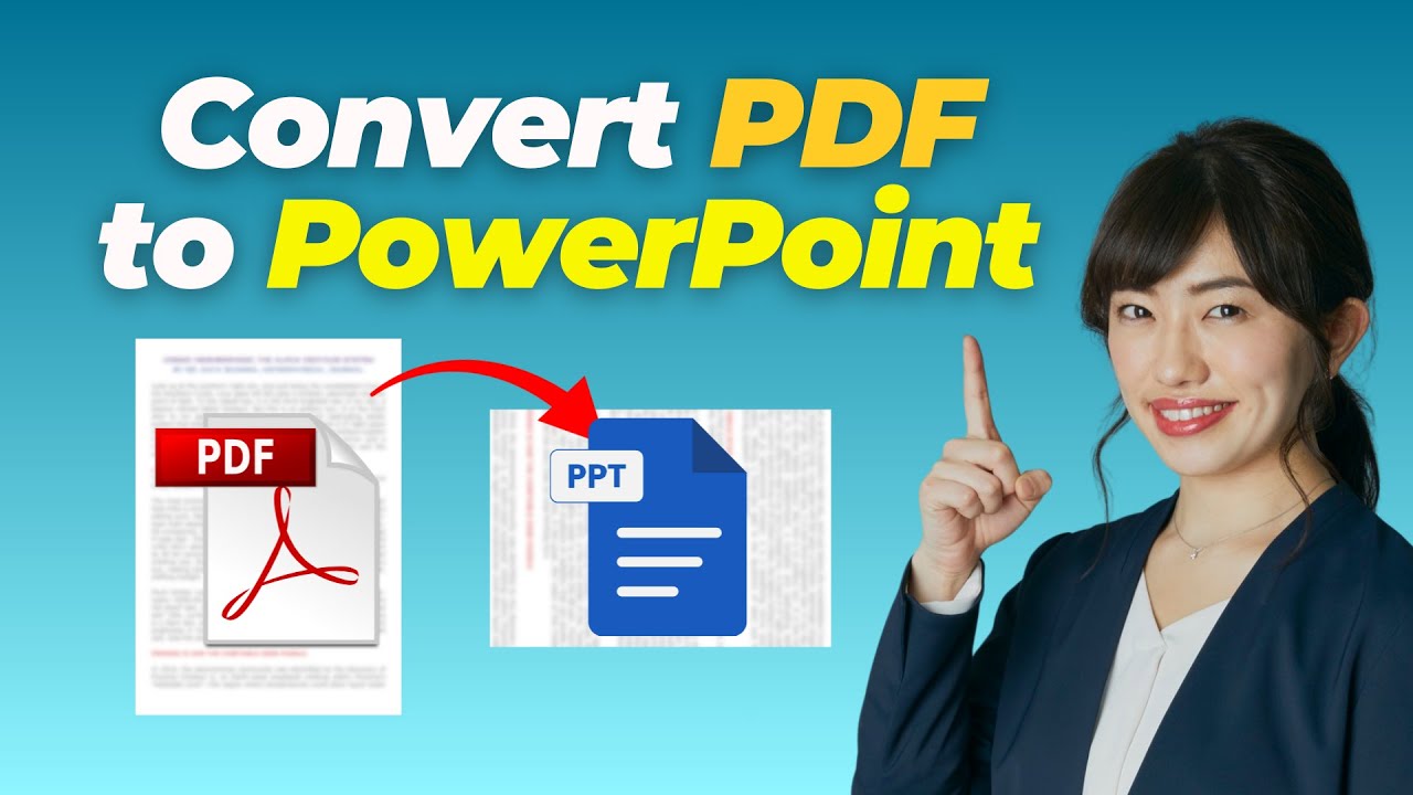 How to Convert PDF to PowerPoint on Windows for FREE | PDF to PPT ...