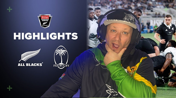 Springbok REACTION to HISTORY IN SAN DIEGO | All Blacks v Fiji Highlights | San Diego, 2024