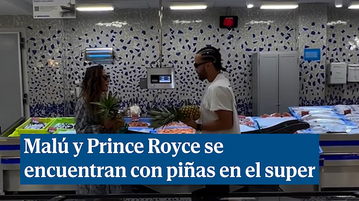 Malú y Prince Royce se encuentran en el supermercado con una piña para anunciar nueva colaboración
