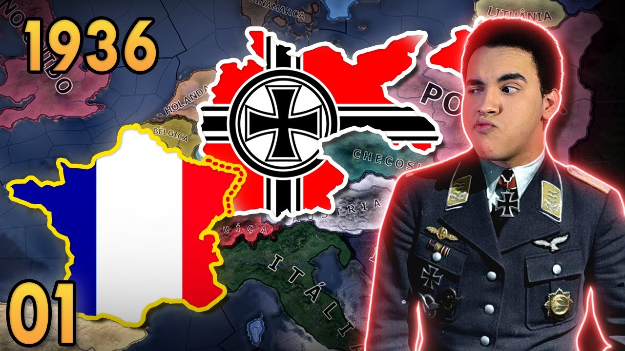 Volta do MAIOR JOGO DE ESTRATÉGIA MILITAR do Mundo!- Hearts of Iron 4  Portugal #01 [Português PT-BR] 