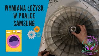 Wymiana łożysk w pralce Samsung EcoBubble | Bearing replacement in Samsung EcoBubble washing machine