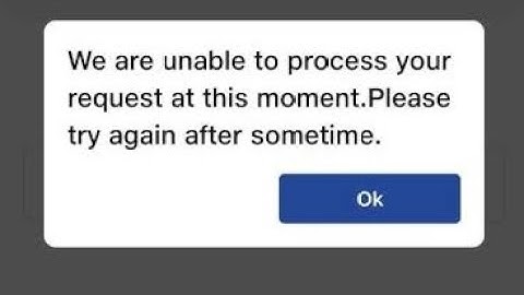 My Jio Fix We are unable to process your request at this time moment problem solve in My Jio App
