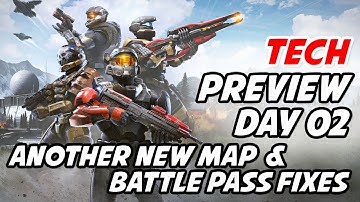 Halo: Infinite Tech Preview Day 02  - Another New Map & Battle Pass Fixes | The Gaming VUE