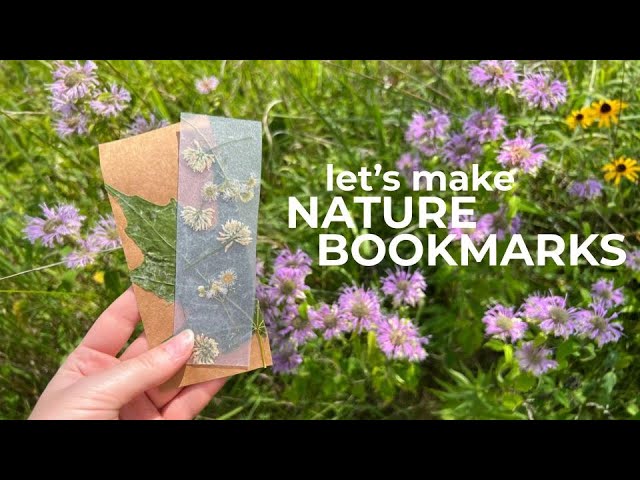 Fall Nature DIY Bookmarks • The Growing Creatives