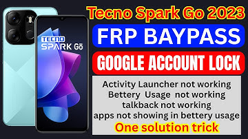 Tecno Spark Go 2023 Frp Baypass !! Google account Unlock Tecno Spark Go 2023 Without Pc