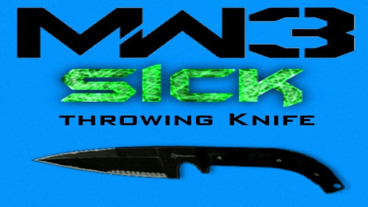 MW3 Sick Throwing Knife Longshot Bakaara YouTube