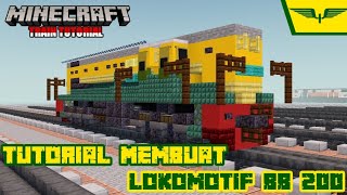 Tutorial Membuat Lokomotif BB 200 |MINECRAFT TRAIN TUTORIAL|
