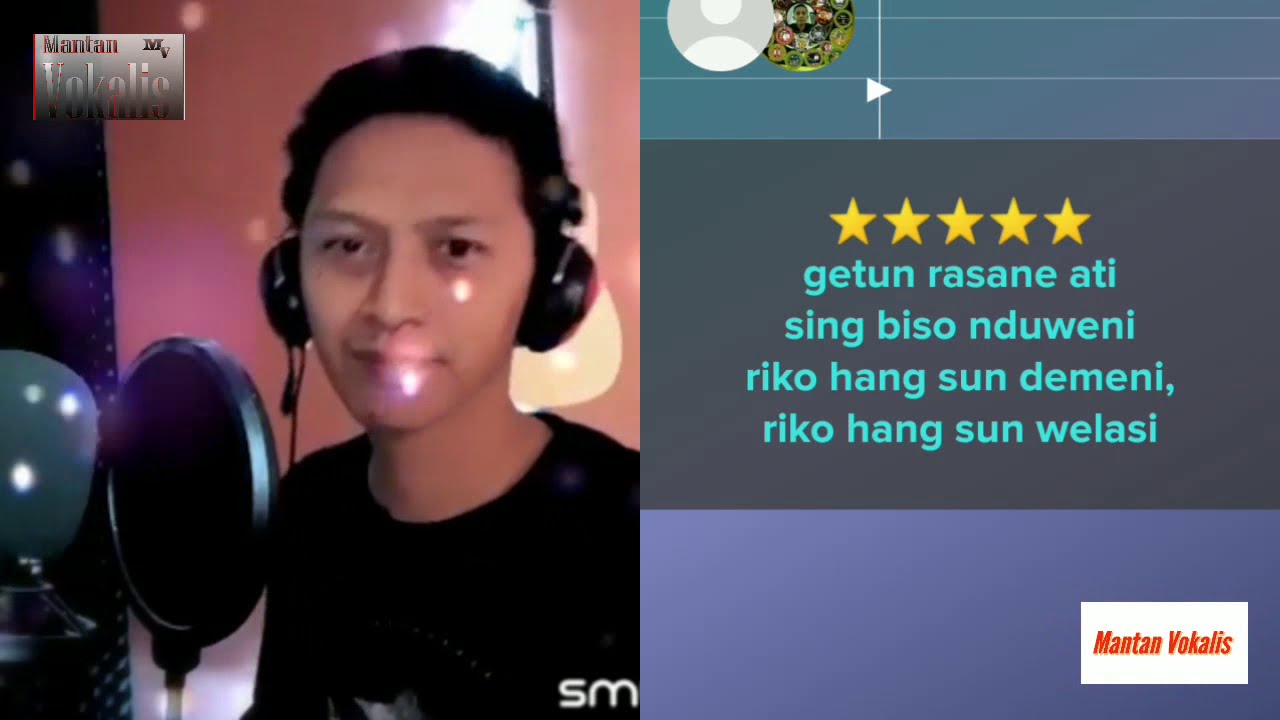 Bisone Mong Nyawang Nella Kharisma (video karaoke duet bareng lirik