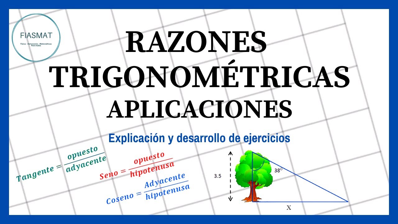Aplicaciones de Razones trigonométricas - Ejercicio resueltos - YouTube