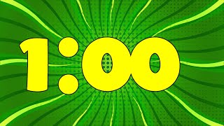 [ 1:00 ] Green Comic Book Countdown Timer