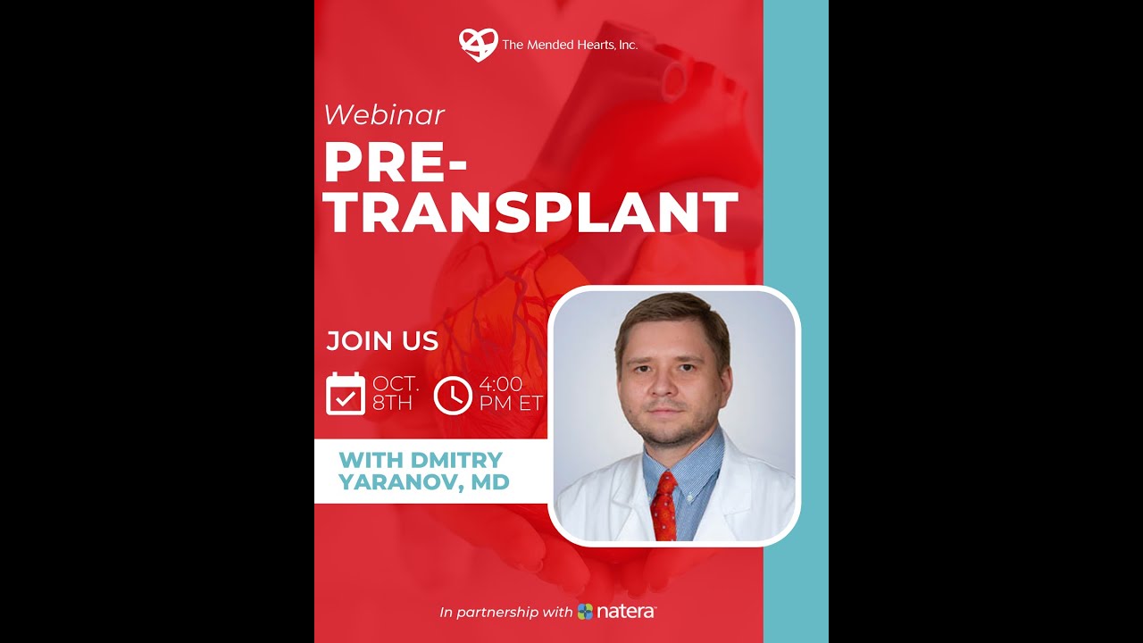 Pre-Transplant Webinar