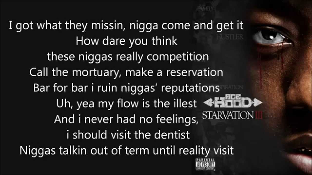 Ace Hood FYFR (Fuck Your Favorite Rapper) (lyrics) Starvation 3 YouTube