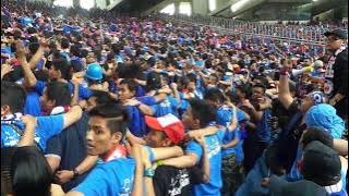 45000 JDT fans all do the poznan at Bukit Jalil Stadium Final FA Cup 2013 - (Curva B.O.S) Part 1