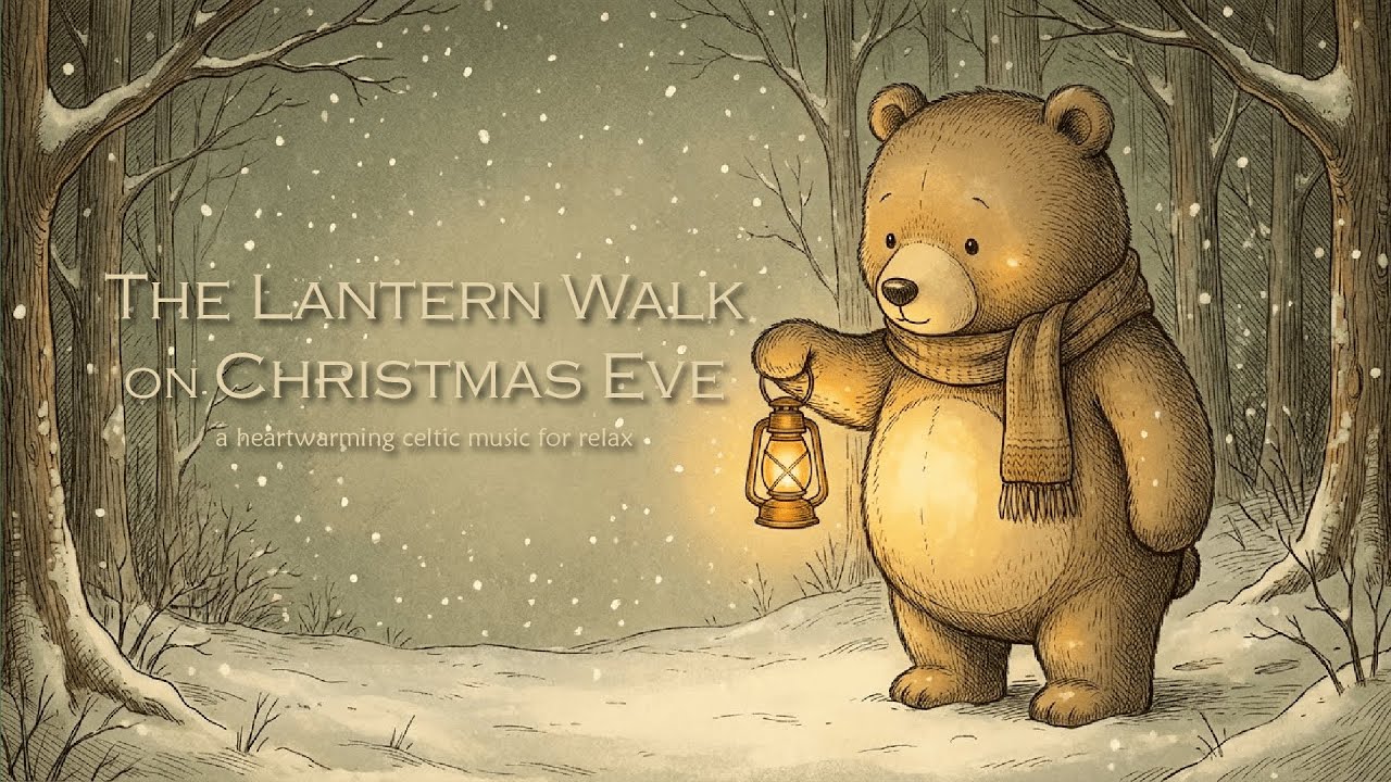 [Celtic Music] The Lantern Walk on Christmas Eve – Warm Winter Forest Ambience
