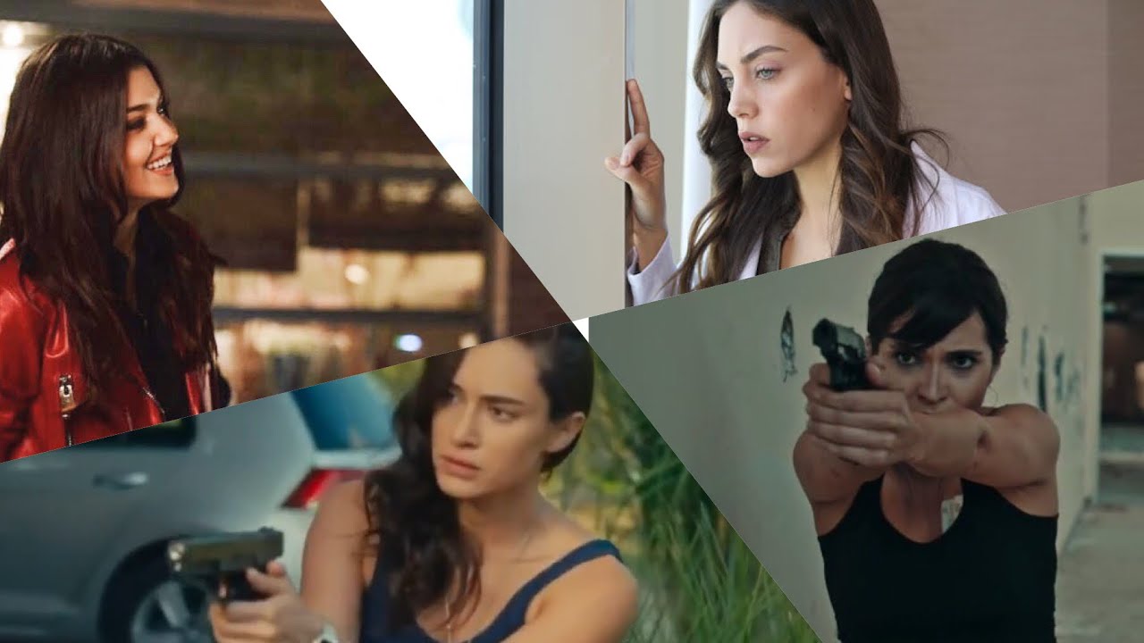 مشهد بطولة البنات في المسلسلات تركية 🔥مين احلى