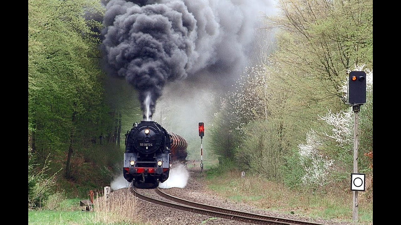 Dampf- Alltag im Werratal Plandampf 50 0072 im April 2014