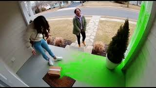 Package Thief Gets Instant Karma 💥📦😂