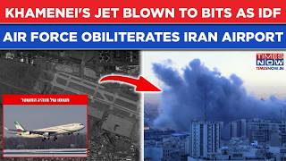 Khamenei's Jet Blown To Pieces As IDF Fighters Bombard Tehran's Mehrabad Airport To Hell In Strike