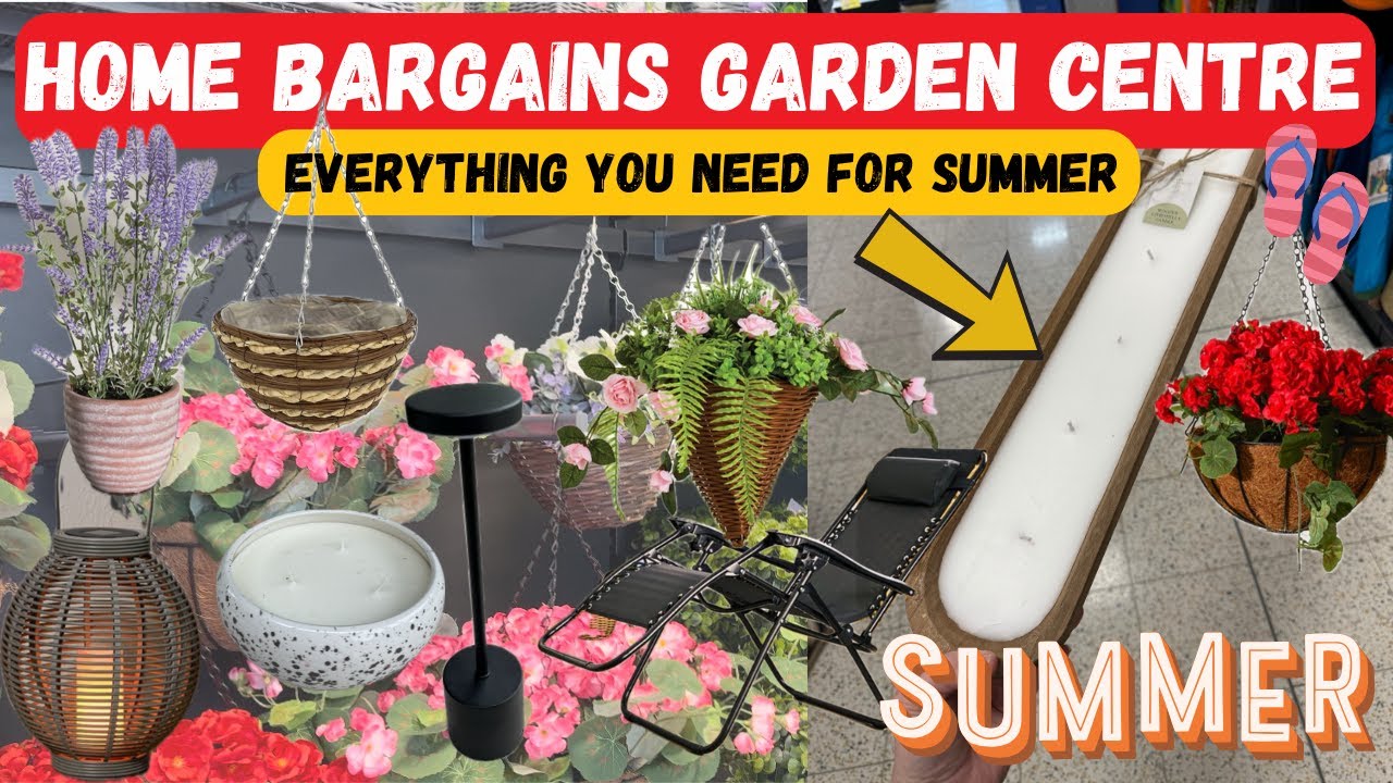 Home Bargains Garden Centre is a Summer PARADISE - You Won't Believe These Deals! Full Tour
