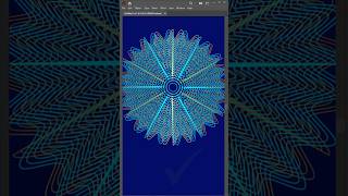 Electric Spirograph Art in Illustrator! 🌌✨ #Shorts #patterndesign #foryou #youtubeshorts