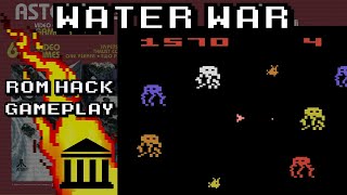 Water War • Gameplay (Asteroids 2600 ROM Hack)