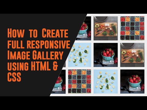 How to Create a Responsive Image Gallery using HTML & CSS