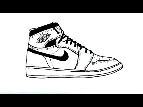 drawing jordans