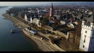 Rhine river from above (dji mavic footage)
