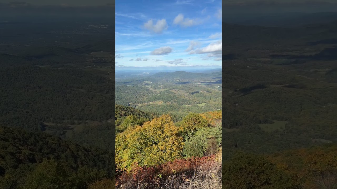 Shenandoah NP mountain and fall foliage view 😍