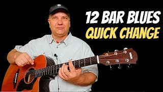 12 Bar Blues Quick Change Guitar Lesson