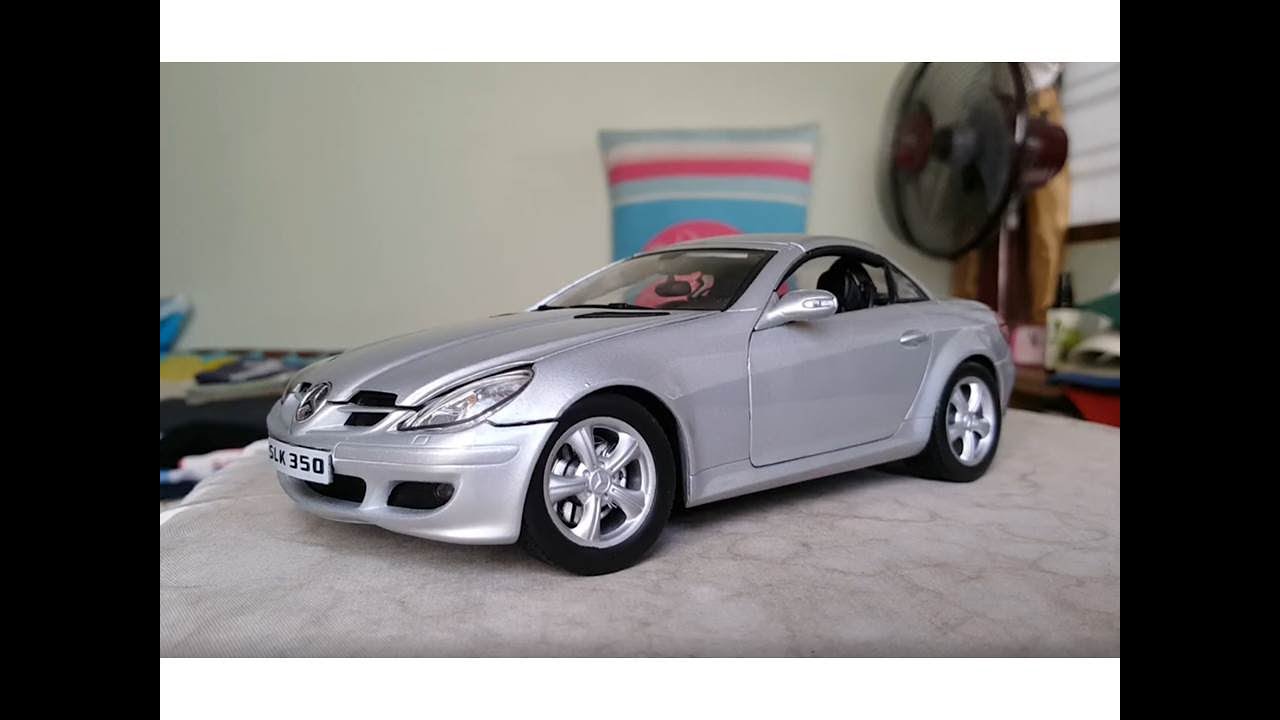 Welly 1/18 Diecast - Mercedes-Benz SLK 350 - YouTube