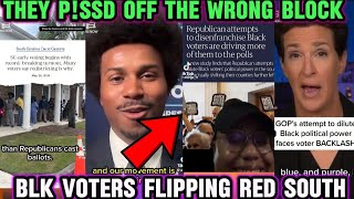 Maga's Freakout gutting BlkPp Vote in the south is Backfiring,Blk Voters overwhelmed PollingStations