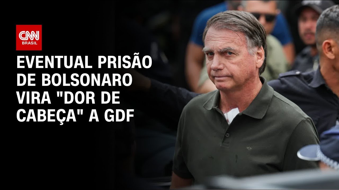 Eventual prisão de Bolsonaro na Papuda vira "dor de cabeça" para GDF | CNN 360°
