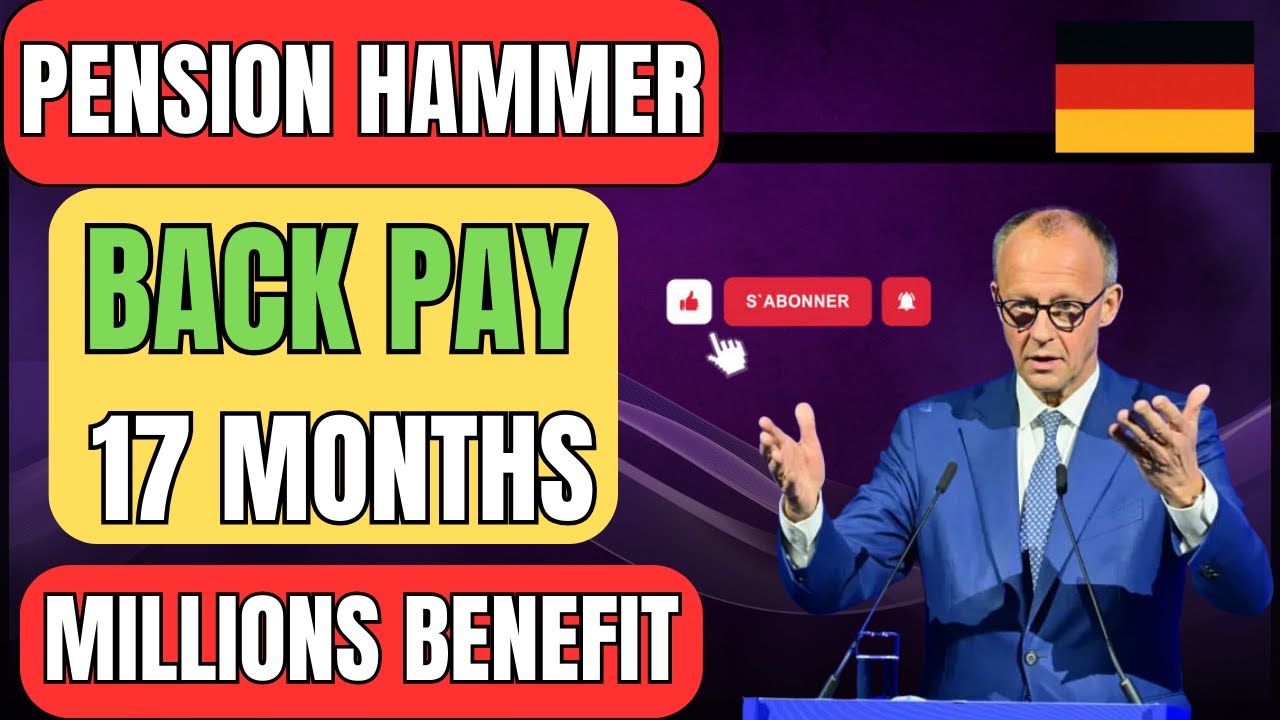 🔴 Pension hammer from Nov 2025 — back pay for millions, up to 17 months extra!