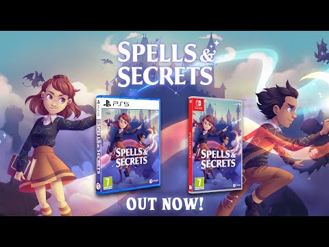 Spells & Secrets | Retail Launch Trailer - Available on PS5 & Nintendo Switch