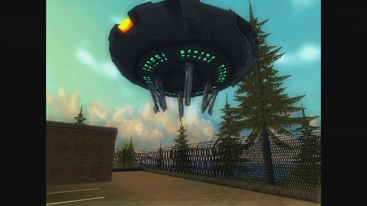 Destroy All Humans 1 Running on Xbox 360