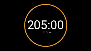 205 Minute Timer with Alarm / iPhone Timer Style