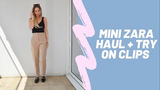 Mini Zara Haul Try On Clips